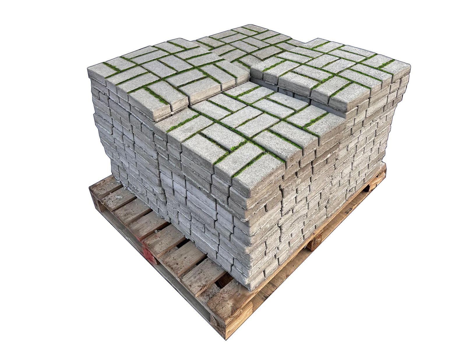 Modelo Bloque Premium con pasto por pallet
