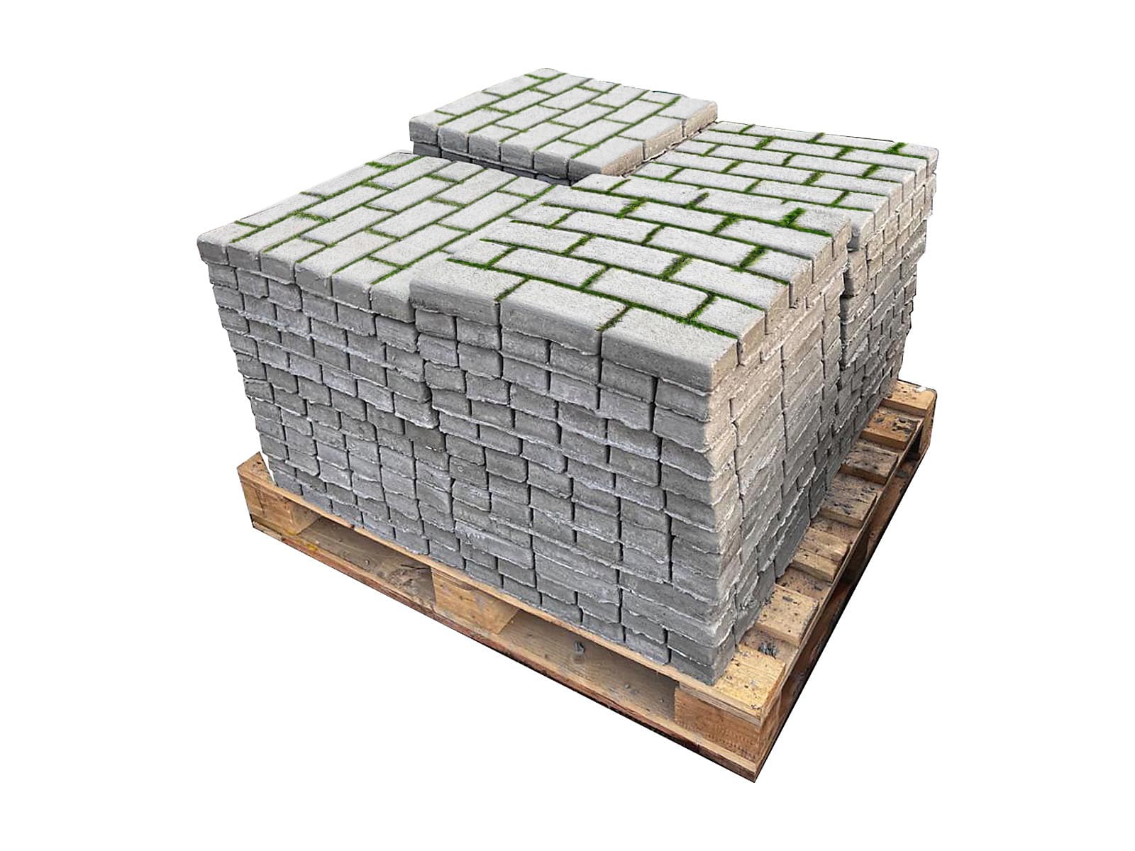 Modelo Hilera Premium con pasto por pallet