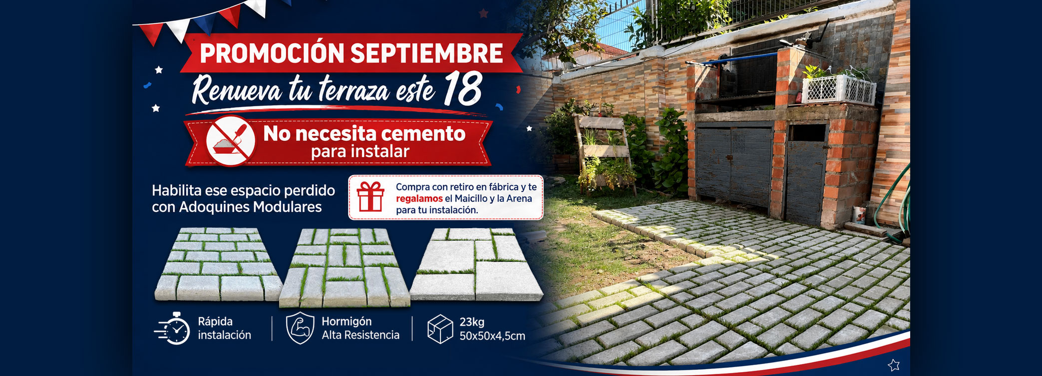 Promoción de Adoquines Modulares